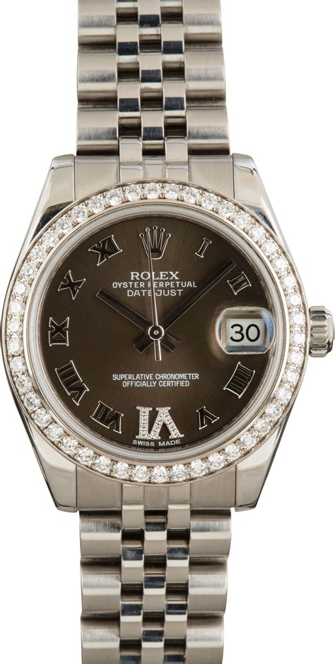 used rolex datejust 178384.